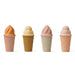 Bay Ice Cream Toy - Pack of 4 -  Jojoba Multi mix par Liewood - Bath toys | Jourès