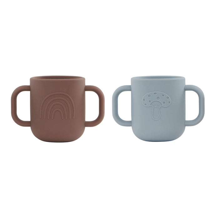 Kappu Cup - Pack of 2 - Dusty blue / Choko par OYOY Living Design - OYOY MINI - Plates & Bowls | Jourès