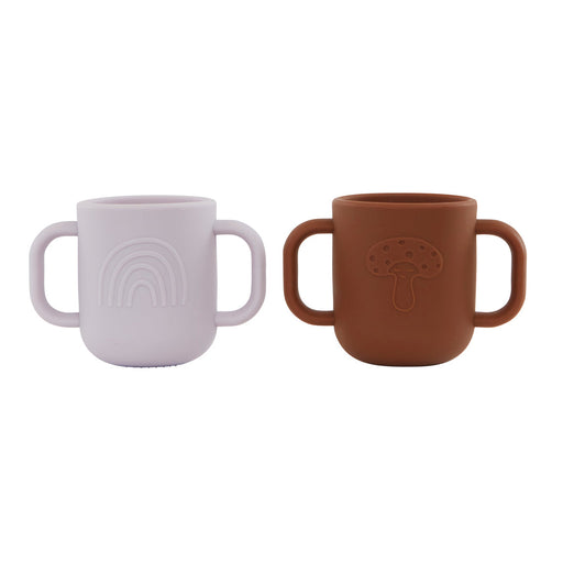 Kappu Cup - Pack of 2 - Lavender / Caramel par OYOY Living Design - OYOY MINI - Cups, Sipping Cups and Straws | Jourès