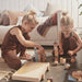 Wooden Rainbow Wagon with Blocks par OYOY Living Design - Stacking Cups & Blocks | Jourès