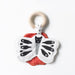 Crinkle Teether - Butterfly par Wee Gallery - The Black & White Collection | Jourès