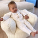 Sofa pouf pour enfants - Teddy crème blanc par Jollein - Fauteils et poufs | Jourès