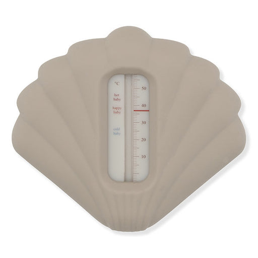 Silicone Bath Thermometer - Shell - Warm Grey par Konges Sløjd - The Dinosaures Collection | Jourès