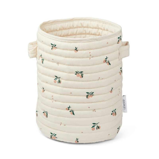 Ally Quilted Basket - Peach/Sea Shell mix par Liewood - Bathroom Accessories | Jourès