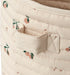 Ally Quilted Basket - Peach/Sea Shell mix par Liewood - Storage | Jourès