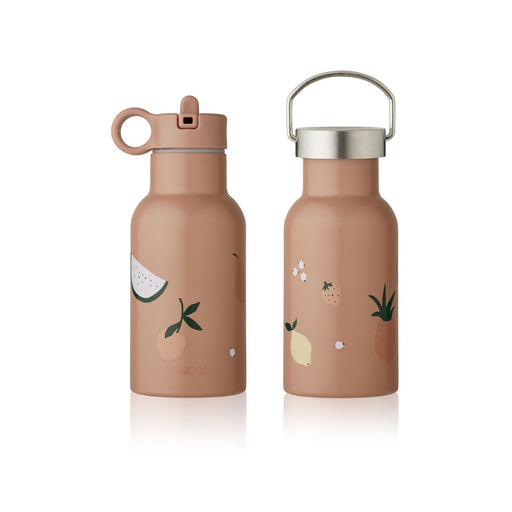 Kids Stainless Steel Thermos Anker Water Bottle - Fruit pale tuscany par Liewood - Kitchen | Jourès