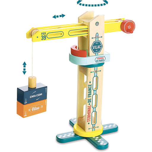 Small Wooden Docker Crane par Vilac - Toys & Games | Jourès