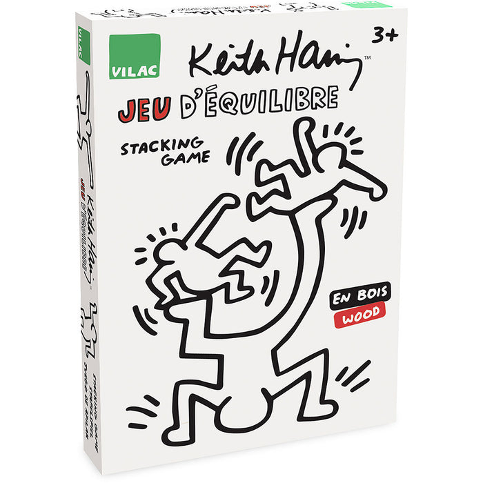 Figures à empiler - Keith Haring par Vilac - Jeux familiales | Jourès