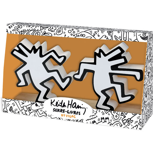 Serre-livres - Keith Haring par Vilac - Amoureux de l'art | Jourès