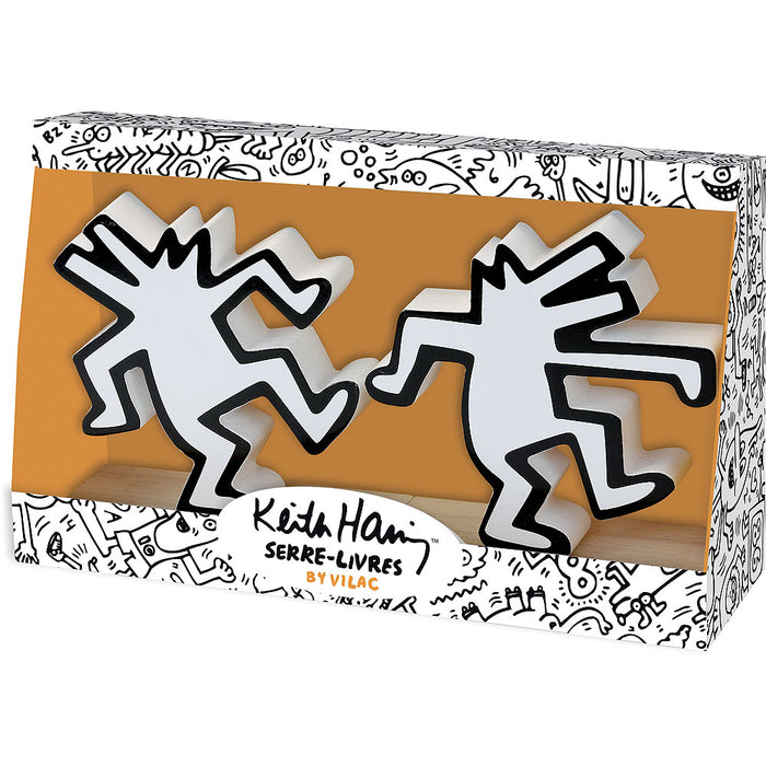 Serre-livres - Keith Haring par Vilac - Keith Haring | Jourès