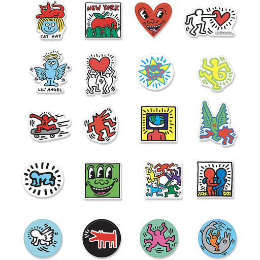 Set d'aimants - Keith Haring par Vilac - Casse-têtes, jeux de mémoire & aimants | Jourès