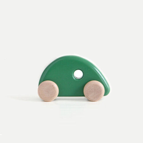 Wooden Car - Green - Made in Canada par Caribou - Wooden toys | Jourès