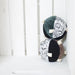 Taggy Ball With Rattle - Woodland par Wee Gallery - The Black & White Collection | Jourès