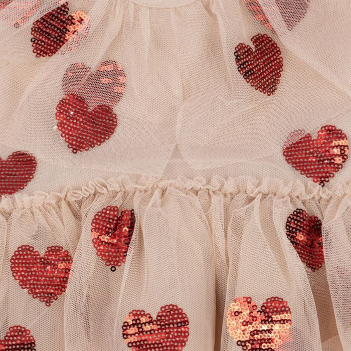 Yvonne Fairy Dress - 2y to 6y - Coeur Sequins par Konges Sljd - | Jours Yvonne Fairy Dress - 2y to 6y - Coeur Sequins par Konges Sljd - | Jours