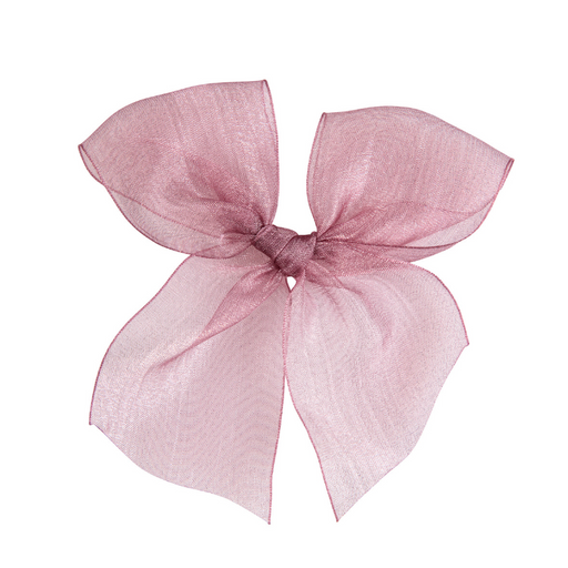 Organza Bow Hairclip - Pale Pink par Condor - Baby Shower Gifts | Jourès