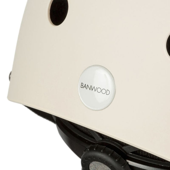 Casque de vélo classique Banwood - Enfants - Crème mat par Banwood - Jouets d'extérieur | Jourès