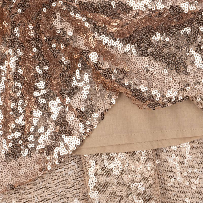 Starla Sequin Dress - 2y to 6y - Gold Blush par Konges Sløjd - Holidays | Jourès