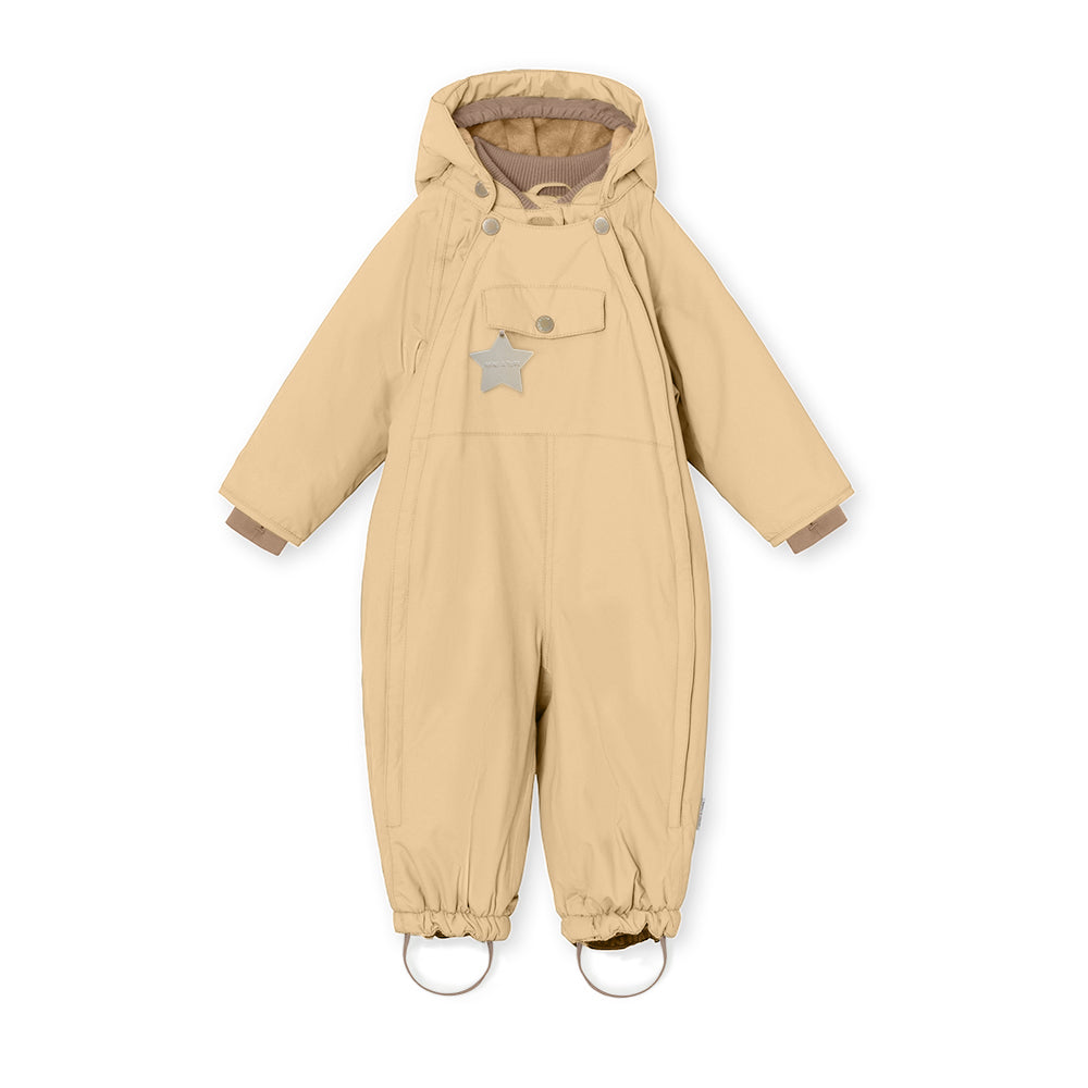 Wisti Snowsuit - 12m to 4Y - Semolina Sand par MINI A TURE - | Jourès