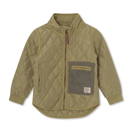 Lou Thermo Jacket - 2Y to 4Y - Boa Green par MINI A TURE - Jackets, Coats & Onesies | Jourès