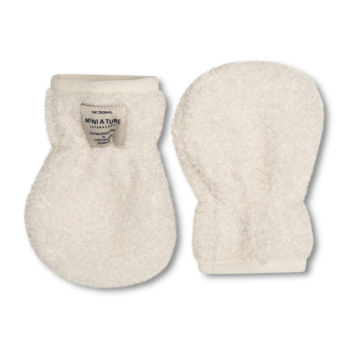 Wolmer Mittens - 12m to 3Y - Angora cream par MINI A TURE - The Teddy Collection | Jourès