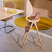 TOBO Evolutive Wooden High Chair - Natural par Charlie Crane - Bavettes et ustensils | Jourès