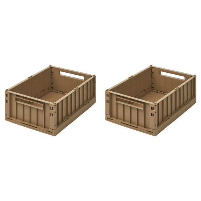 Weston storage box - Pack of 2 - Sandy par Liewood - Bath time | Jourès