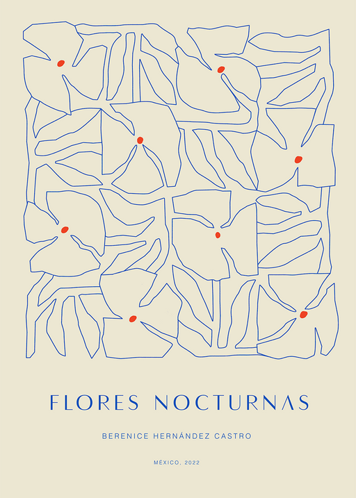 Flores Nocturnas 01 par Paper Collective - Produits | Jourès