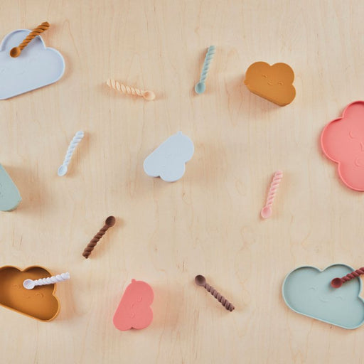 Chloe Cloud Snack Bowl - Coral par OYOY Living Design - OYOY MINI - Baby travel essentials | Jourès