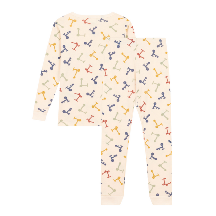 Organic Cotton 2-pce Pyjamas - 2Y to 6Y - Scooter par Petit Bateau - Clothing | Jourès