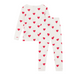 Organic Cotton 2-pce Pyjamas - 2Y to 6Y - Hearts par Petit Bateau - Clothing | Jourès