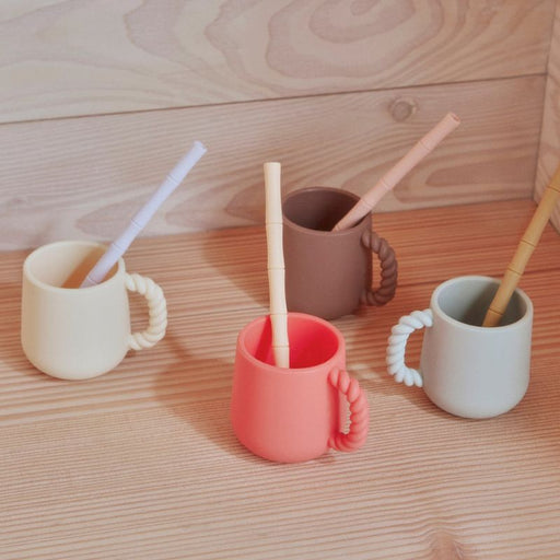 Mellow Cup - Pack of 2 - Cherry red / Vanilla par OYOY Living Design - OYOY MINI - OYOY Mini | Jourès