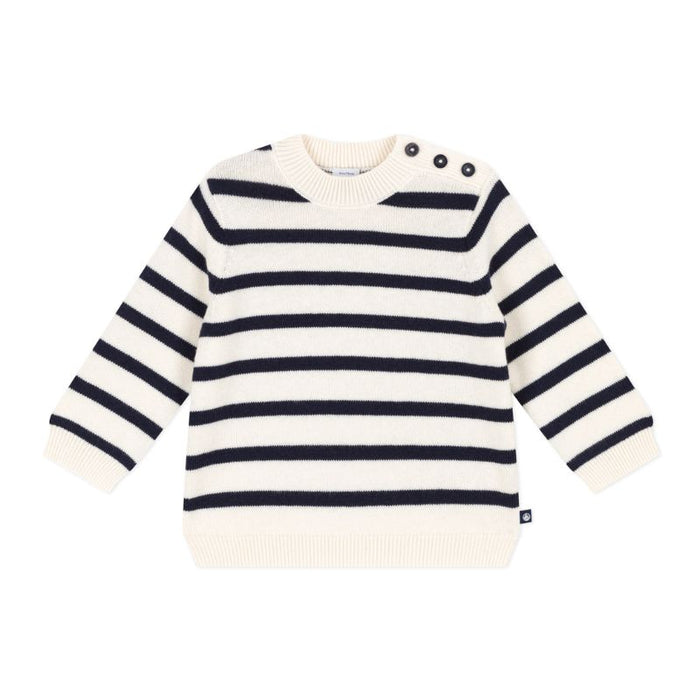 Wool Shirt - 12m to 36m - Marinière par Petit Bateau - Clothing | Jourès