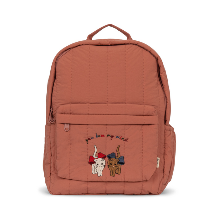 Mini backpack with roses clearance