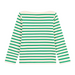 Long-Sleeves Shirt - 4Y to 5Y - Marinière - Green par Petit Bateau - Holiday Style | Jourès
