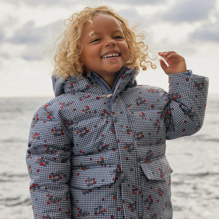 Nutti Winter Jacket - 2Y to 4Y - Blossom Check par Konges Sløjd - Clothing | Jourès