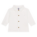 Classic Shirt - 6m to 36m - Ecume par Petit Bateau - New in | Jourès