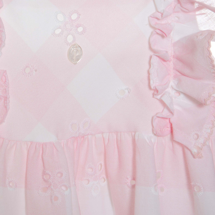 Embroidered Dress - 6m to 2Y - Pink par Patachou - New in | Jourès
