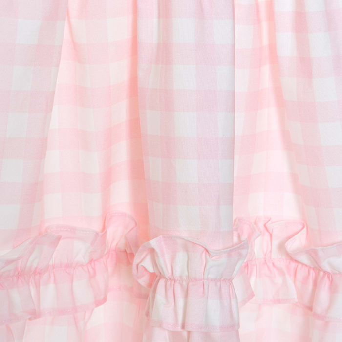 Liberty Dress - 2y to 6y - Pink Vichy par Patachou - Robes & Jupes | Jourès