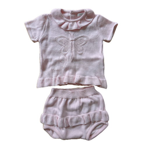 Newborn Shirt and Bloomer - 3m to 12m - Soft Pink par Dr.Kid - The Flower Collection | Jourès