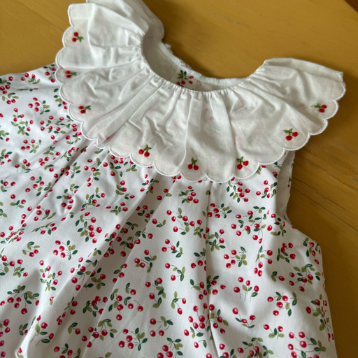 Summer Dress - 24m to 6Y - Cherries par Pureté du bébé - The Sun Collection | Jourès