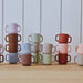 Tasses Kappu - Ens. de 2 - Corail / Noix par OYOY Living Design - OYOY MINI - Biberons et repas | Jourès