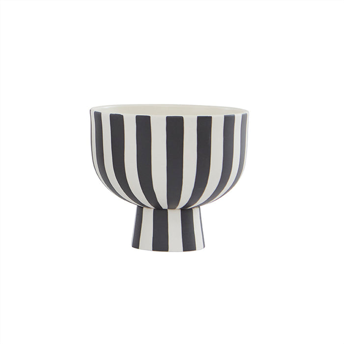 Toppu Bowl - White / Black par OYOY Living Design - $100 et plus | Jourès