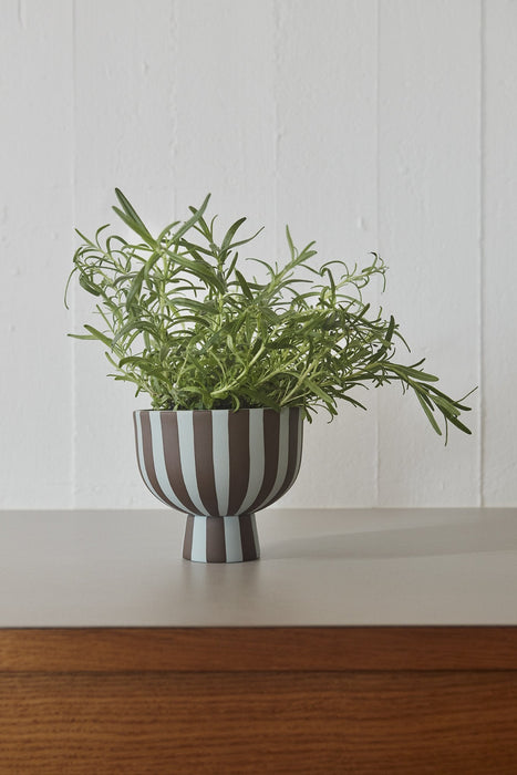 Toppu Bowl - Dusty Blue / Choko par OYOY Living Design - $100 et plus | Jourès