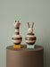 Wooden Stacking Rabbit - Nature / Dark par OYOY Living Design - Nouveautés  | Jourès
