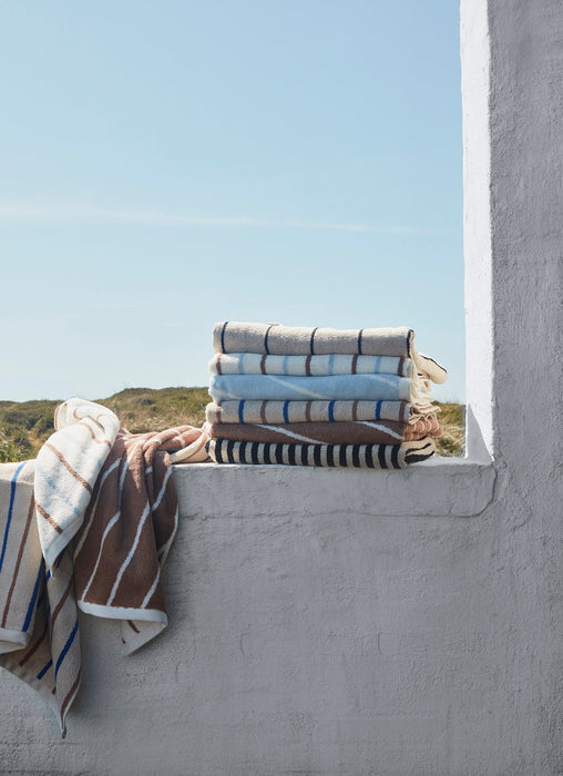 Raita Towel - 50x100 cm - Cloud / Ice Blue par OYOY Living Design - OYOY Mini | Jourès