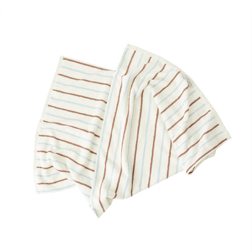 Raita Towel - 70x140 cm - Caramel / Ice Blue par OYOY Living Design - OYOY Mini | Jourès