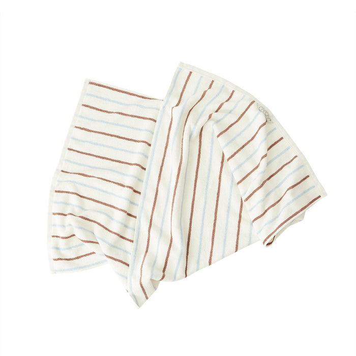 Raita Towel - 70x140 cm - Caramel / Ice Blue par OYOY Living Design - The Canada Day Sale - 15% Off Storewide* | Jourès