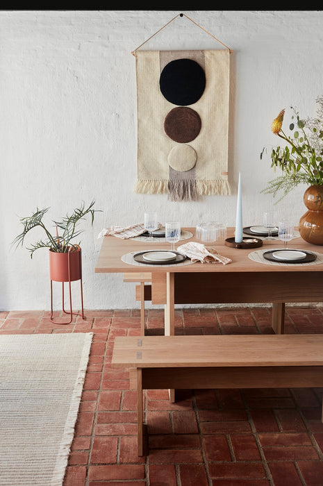 Maru Wall Rug - Brown / Offwhite par OYOY Living Design - New in | Jourès