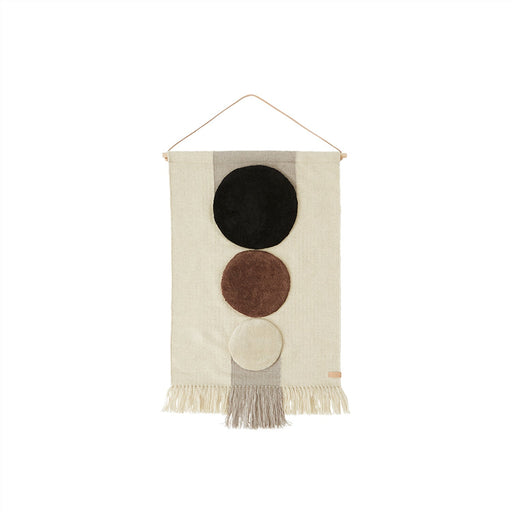 Maru Wall Rug - Brown / Offwhite par OYOY Living Design - New in | Jourès