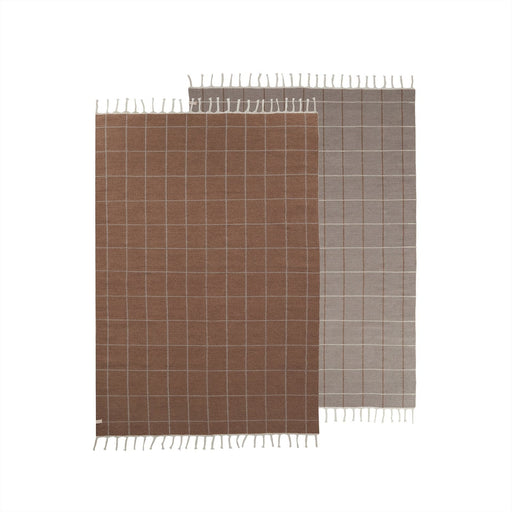 Grid Rug - Caramel / Offwhite par OYOY Living Design - New in | Jourès